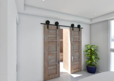 Projection 3D d'une chambre pour une maison neuve